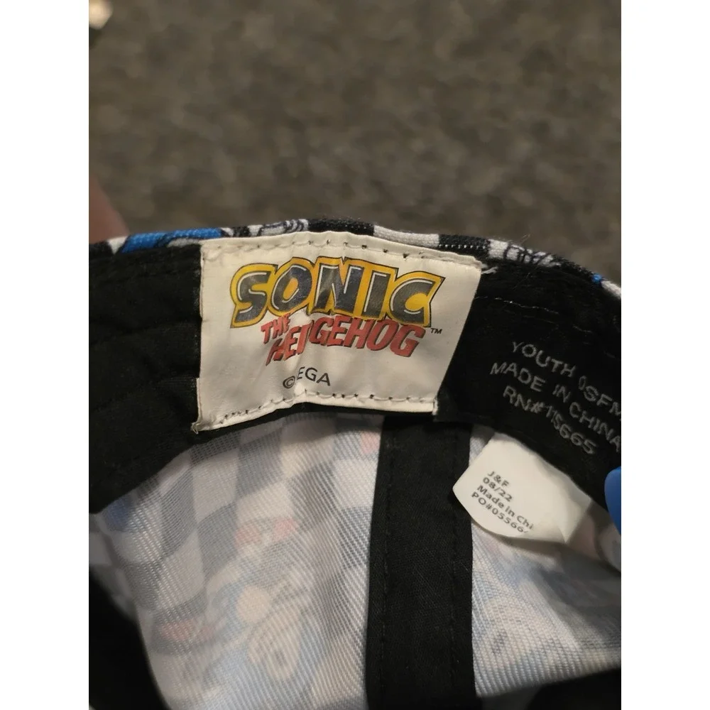 Sonic Hedgehog Childs Adjustable Hat.